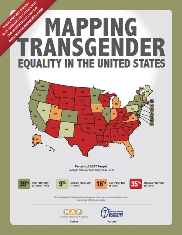 Pak at lægge Blænding Moske Movement Advancement Project | Mapping Transgender Equality in the United  States