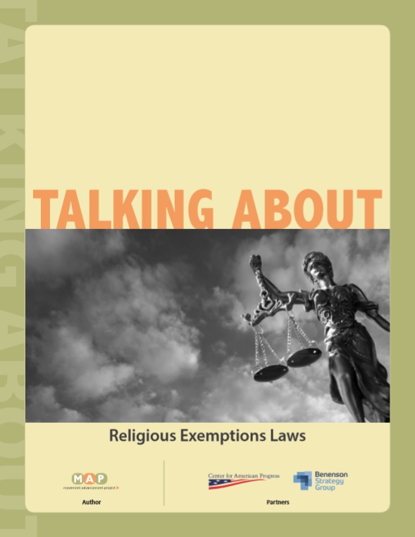 Movement Advancement Project Talking About Religious Exemptions Laws