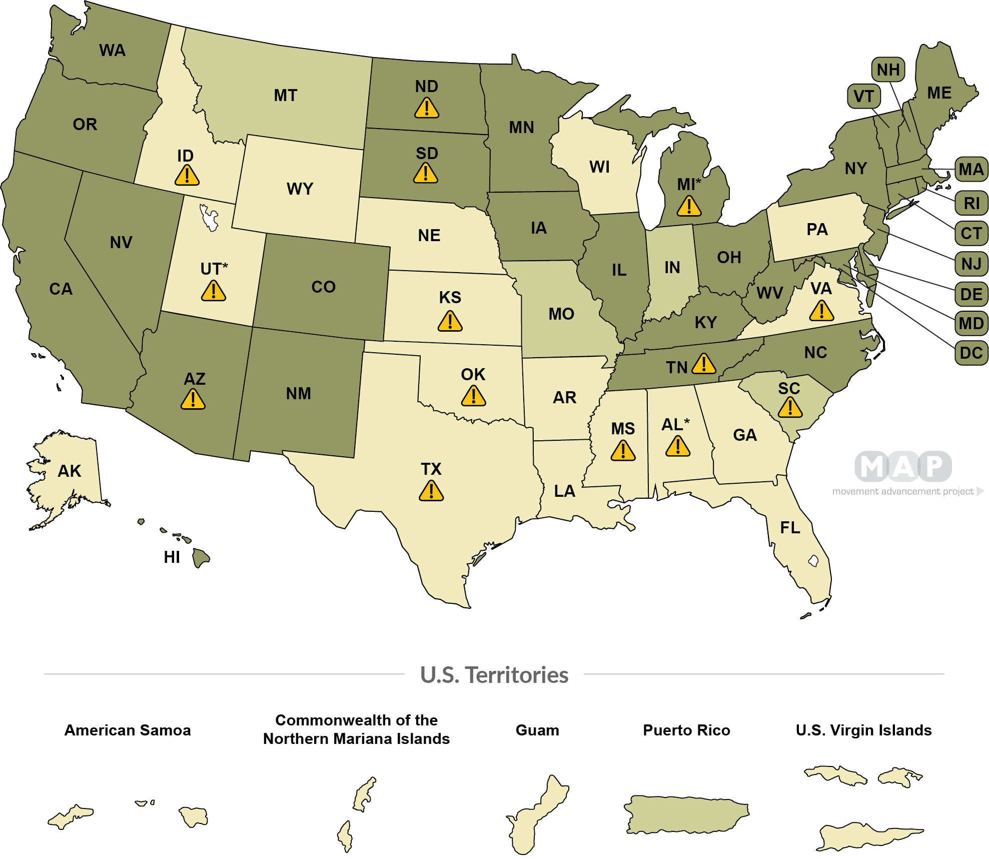 Movement Advancement Project Child Welfare Nondiscrimination Laws photo