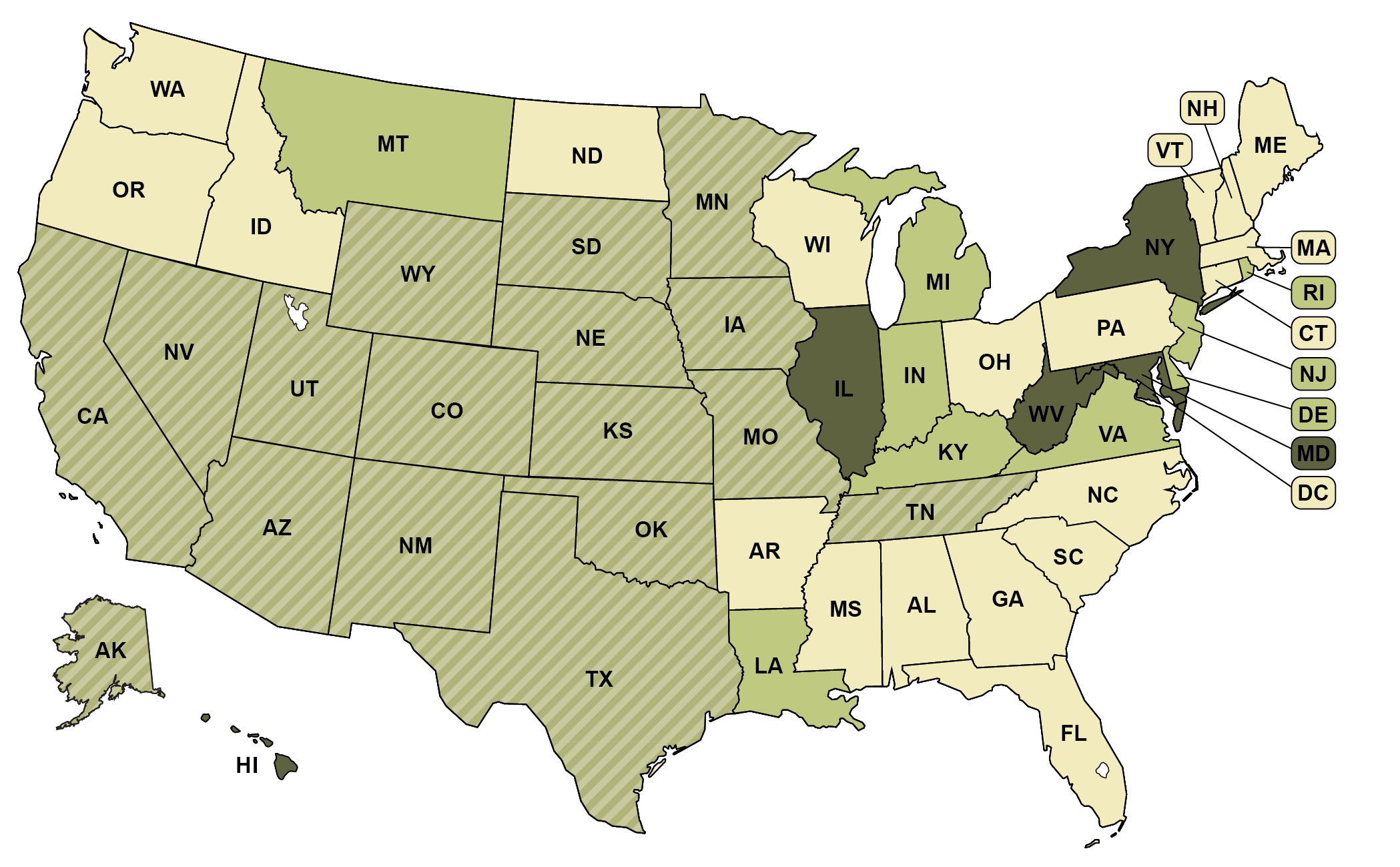 Democracy Maps | Election Day Holidays And Paid Time Off To Vote