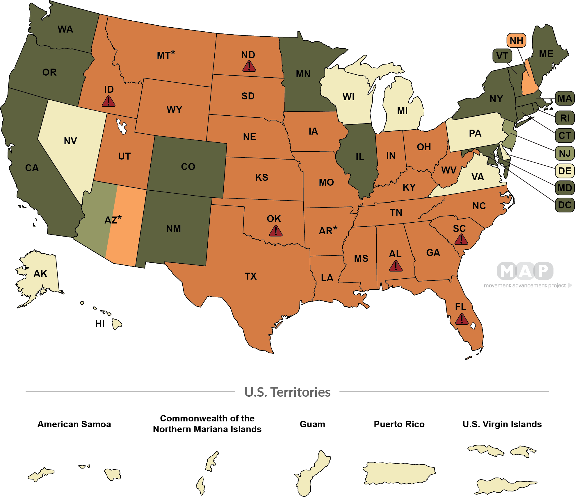 New U.S. state laws directed at transgender youth